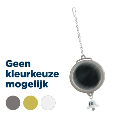 Zolux Spiegel Rond Met Bel Assorti 5,5X1X16,5 CM