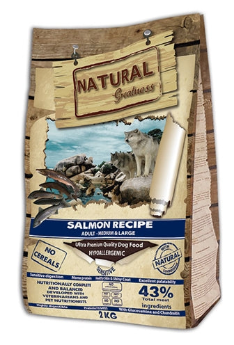 Natural Greatness Salmon Sensitive Medium 2 KG