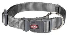 Trixie Halsband Hond Premium Grafiet Grijs