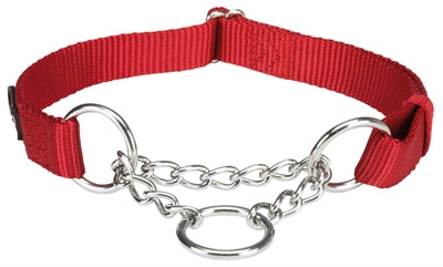 Trixie Halsband Hond Premium Halfslip Halsband Rood 30-40X1,5 CM
