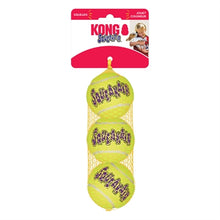 KONG SQUEAKAIR TENNISBAL GEEL MET PIEP