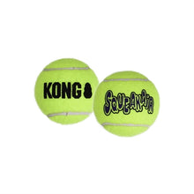KONG SQUEAKAIR TENNISBAL GEEL MET PIEP