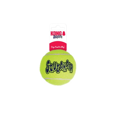 KONG SQUEAKAIR TENNISBAL GEEL MET PIEP