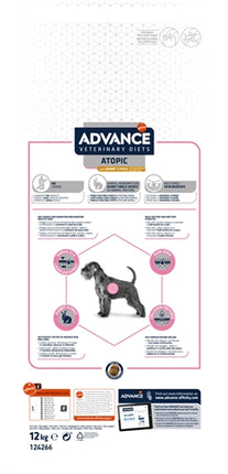 Advance Veterinary Diet Dog Atopic Gevoelige Huid Graanvrij / Derma 12 KG