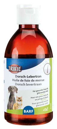 Trixie Dorslevertraan Hond / Kat 250 ML 4 ST