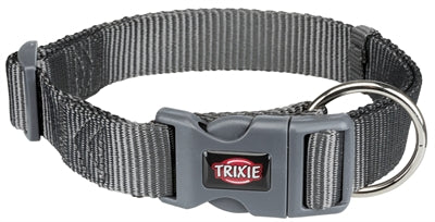 Trixie Halsband Hond Premium Grafiet Grijs 40-65X2,5 CM