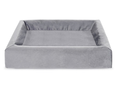 Bia Bed Royal Fluweel Hoes Voor Hondenmand Grijs BIA-60 70X60X15 CM