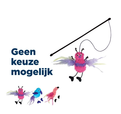 KONG CAT TEASER FEATHER ASSORTI
