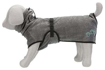 Trixie Badjas Hond Badstof Grijs 30 CM