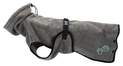 Trixie Badjas Hond Badstof Grijs 50 CM