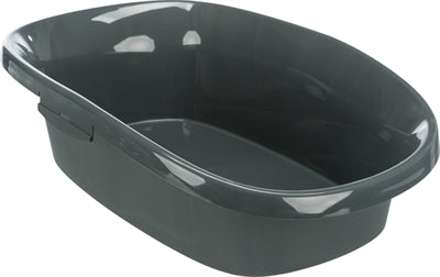 Trixie Be Eco Gerecycled Kattenbak Carlo Met Rand Antraciet / Grijs