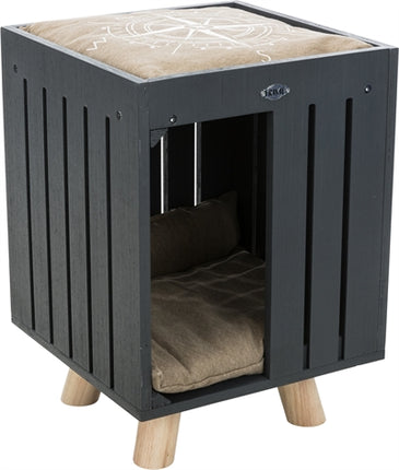 Trixie Be Nordic Kattenhuis Alva Antraciet / Zand 36X36X51 CM