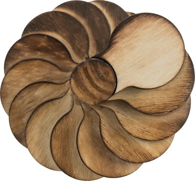 Trixie Speeltoren Voor Hamsters/Muizen Gevlamd Hout 10X9X12 CM 3 ST