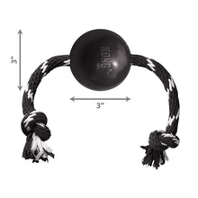 KONG EXTREME BAL MET TOUW ZWART / WIT
