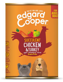 EDGARD & COOPER KIP / KALKOEN BLIK GRAANVRIJ 6X400 GR