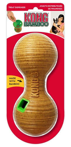 KONG BAMBOO FEEDER DUMBBEL VOERBAL