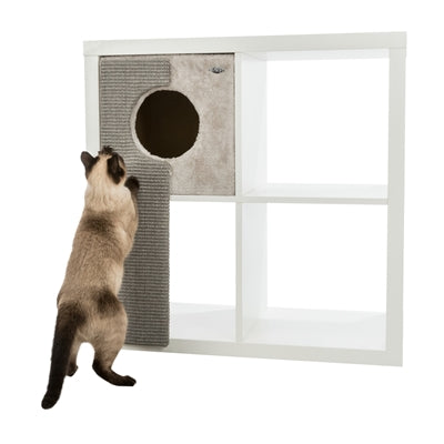 Trixie Kattenmand Voor Kasten Met Krabplank Grijs 33X37X70 CM