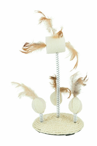 Trixie Speeltjes Op Spiraalveren Luffa / Sisal 15X15X30CM 2 ST