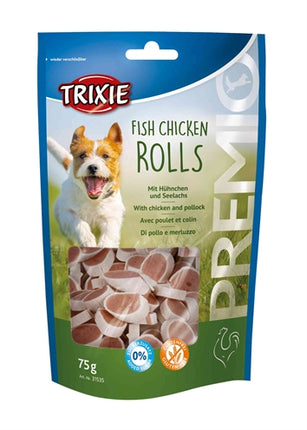 Trixie Premio Fish Chicken Rolls 75GR 6 ST