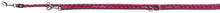 Trixie Hondenriem Cavo Verstelbaar Fuchsia / Grijs