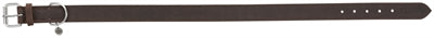 Trixie Halsband Hond Rustic Vetleer Donkerbruin 57-66X3 CM