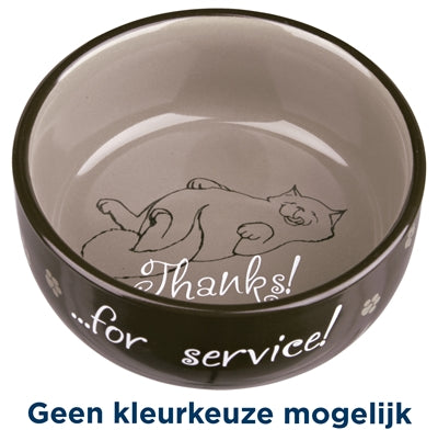 Trixie Voerbak / Waterbak Thanks For Service Keramiek Assorti