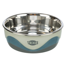 Trixie Voerbak Rvs / Silicone Wit / Grijs