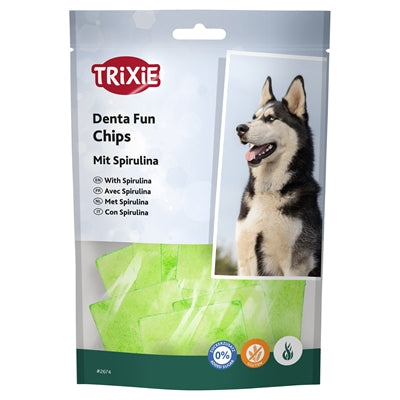 Trixie Denta Fun Spirulina Chewing Chips