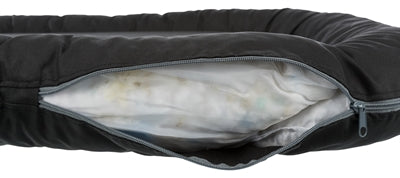 Trixie Kussen Samoa Vital Ovaal Orthopedisch Zwart 110X85X13 CM