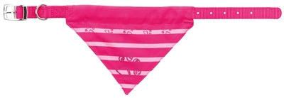 Trixie Halsband Hond Nylon Met Doek Fuchsia 19-24X1 CM