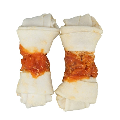 Trixie Denta Fun Knotted Chicken Chewing Bones 6X70 Gr 11 Cm