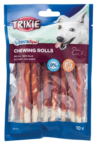 Trixie Denta Fun Duck Chewing Rolls 80 Gr 12 Cm