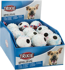 Trixie Natuurrubber Bal Aan Koord Assorti