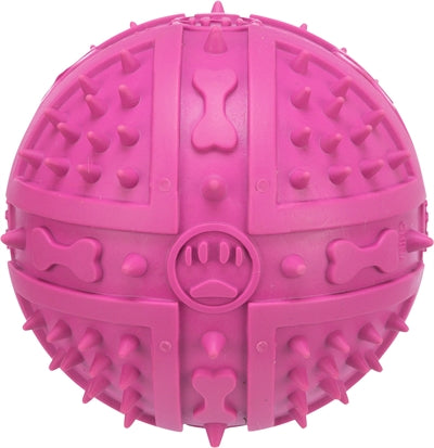 Trixie Natuurrubber Bal Roze 9X9X9 CM 3 ST