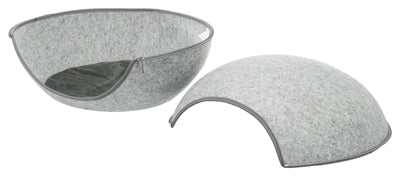 Trixie Relax-Iglo Luna Vilt Lichtgrijs 58X58X20 CM