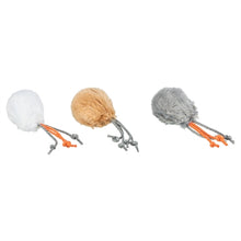 Trixie Bal Met Touwtjes Pluche Met Kattenmunt Assorti