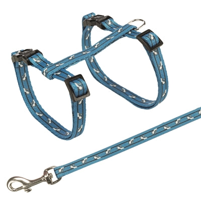 Trixie Kattentuig Met Riem Kattenmotief Assorti 27-45X1 CM 120 CM 4 ST