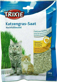 Trixie Kattengras Zaad Navulzakje Voor #4232 12X100 GR
