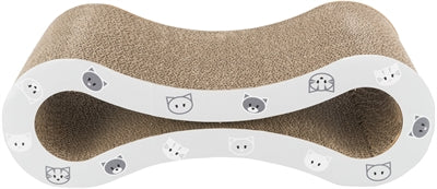 Trixie Krabgolf Mimi Karton Met Catnip Wijnrood 48X22X16 CM