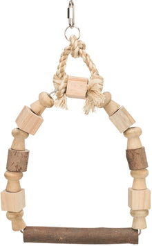 Trixie Boogschommel Met Bonte Blokjes Hout