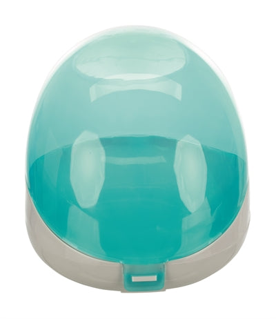 Trixie Zandbad Degoes / Chinchilla's Kunststof Grijs / Turquoise 27X16X18 CM 2 ST