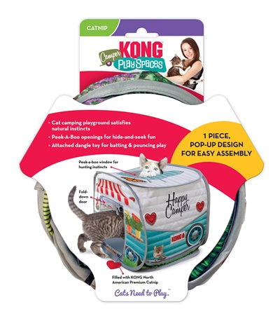 KONG PLAY SPACES CAMPER KATTENTENT