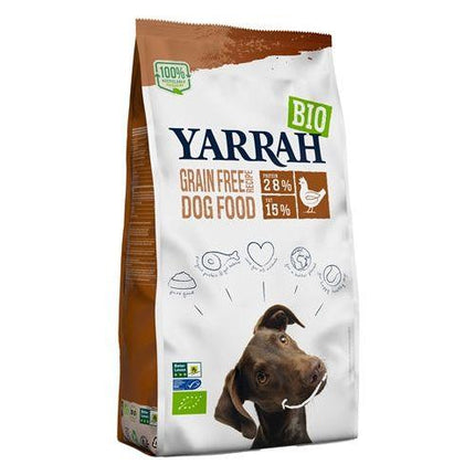 Yarrah Dog Adult Biologisch Graanvrij Kip/Vis 10 KG