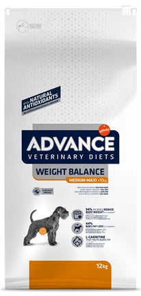 Advance Veterinary Diet Dog Weight Balance Medium / Maxi 12 KG