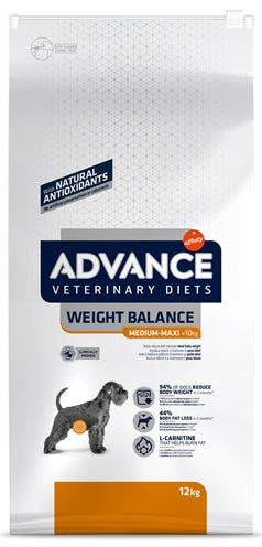 Advance Veterinary Diet Dog Weight Balance Medium / Maxi 12 KG