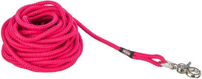 Trixie Hondenriem Sleeplijn Rond Met Trigger Snap Haak Fuchsia Roze 10 MTRX0,6 CM