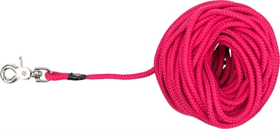 Trixie Hondenriem Sleeplijn Rond Met Trigger Snap Haak Fuchsia Roze 20 MTRX0,6 CM