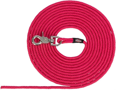 Trixie Hondenriem Sleeplijn Rond Met Trigger Snap Haak Fuchsia Roze 20 MTRX0,6 CM