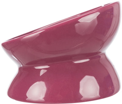 Trixie Voerbak / Waterbak Verhoogd Bordeaux / Bes 13 CM 4 ST