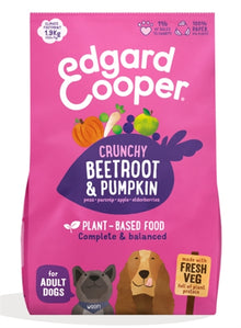 EDGARD & COOPER HOND ADULT PLANTAARDIG RODE BIET / POMPOEN 7 KG